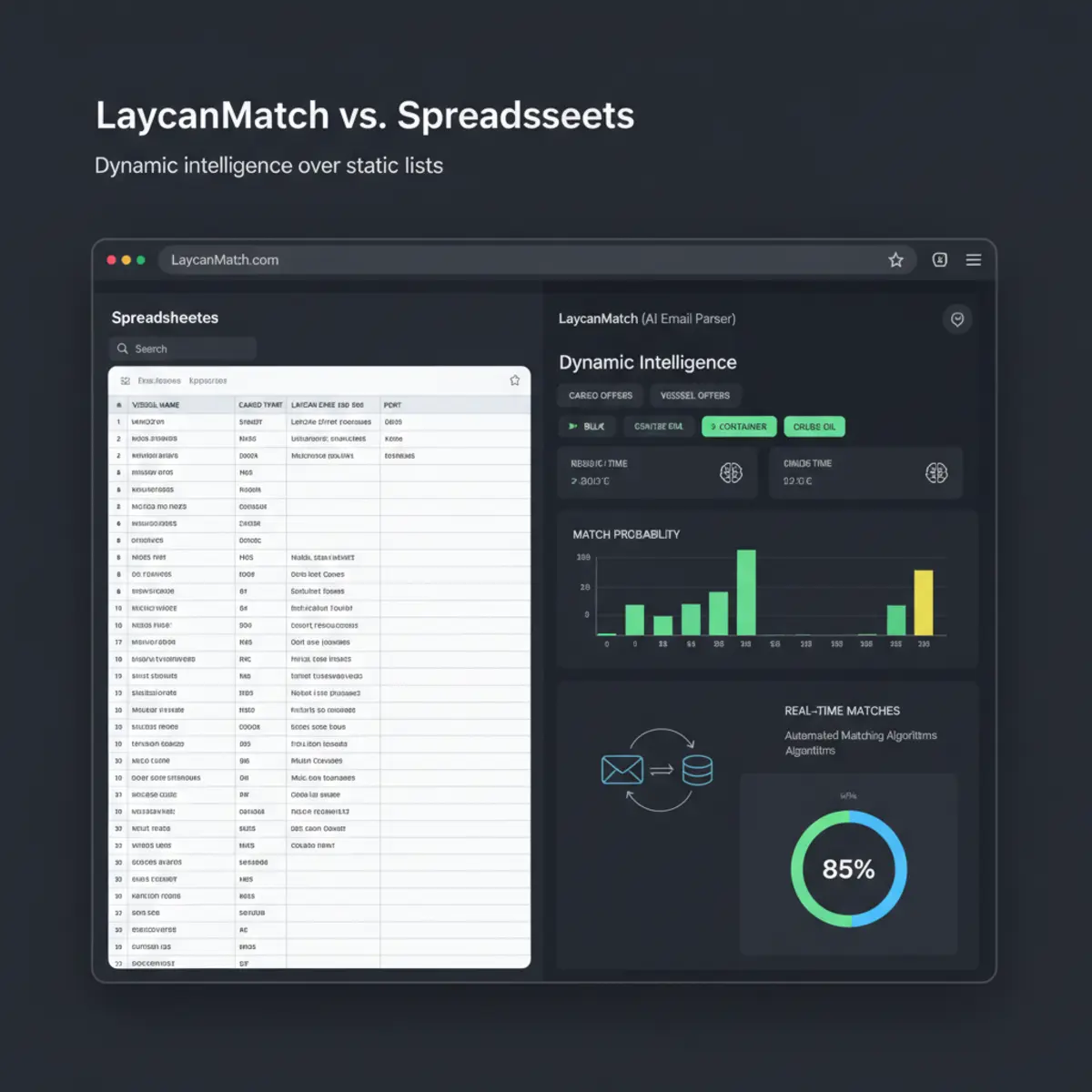 LaycanMatch vs Spreadsheets